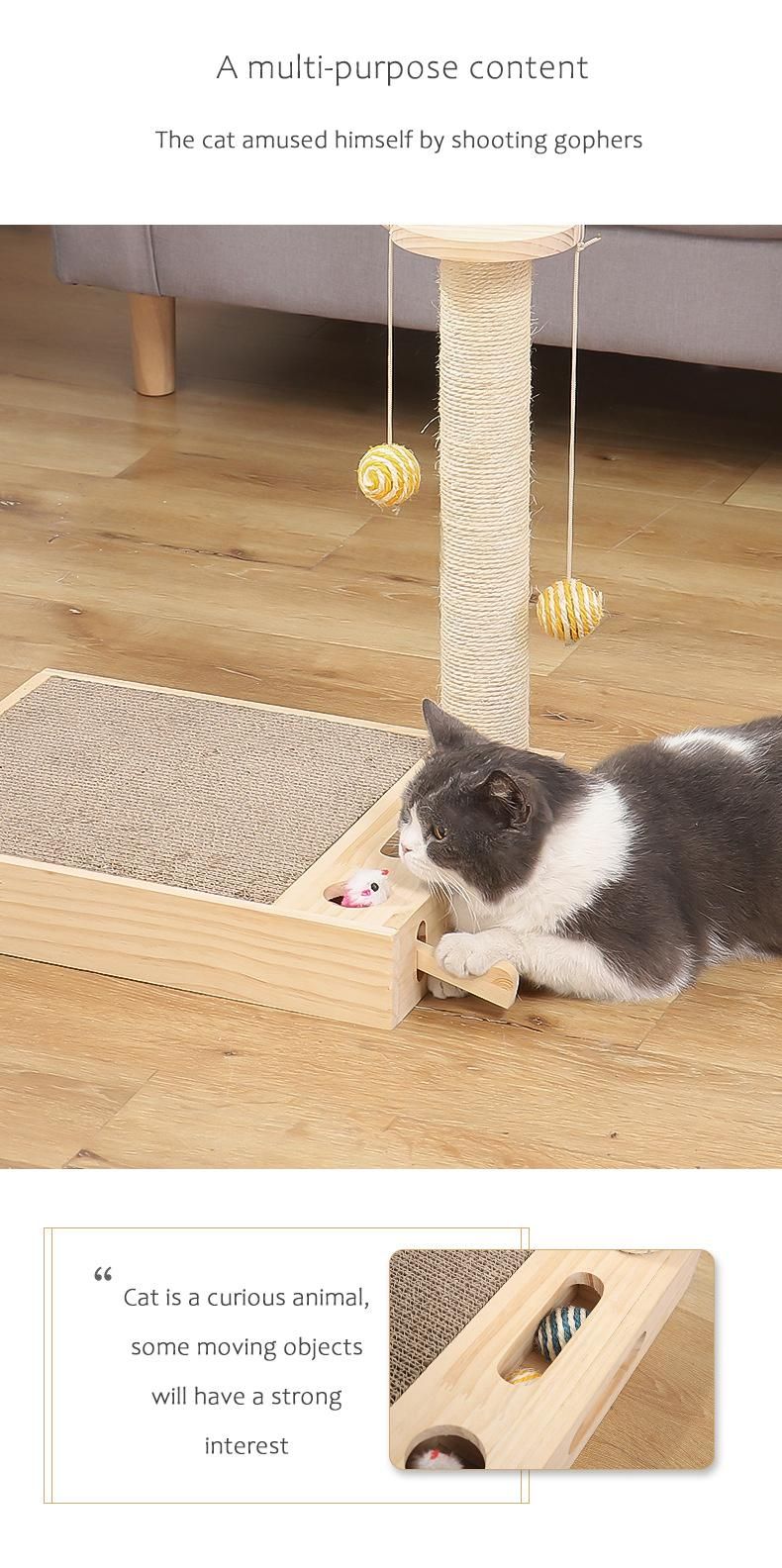 Factory Direct Sale Cat Toy Cat Scratching Board and Post Corrugated Vertical Claw Grinding Tool