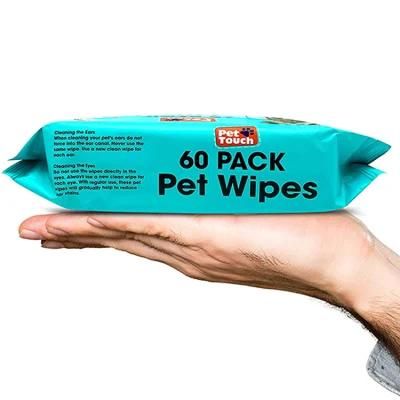 Biokleen Biodegradable Puppy Vitamin E Private Label Soft Nonwoven Unscented Ear Eye Organic Pet Wet Wipes
