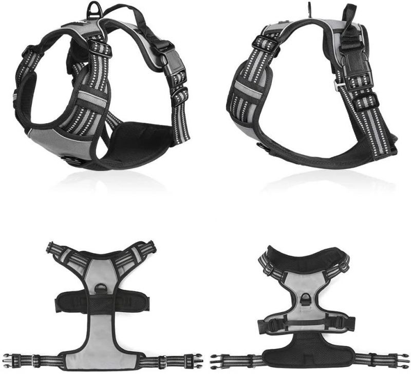 Breathable Mesh Padding Reflective Dog Harness