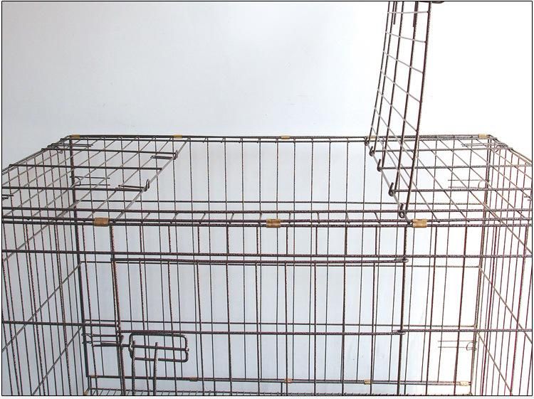 a Single Layer Can Fold The Cat Cage on Wheels