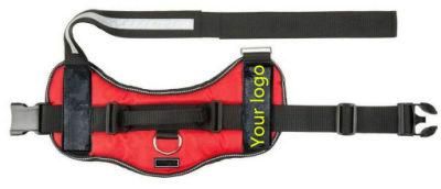 Dog Vest Harness with Removable Patches and Reflective Trim