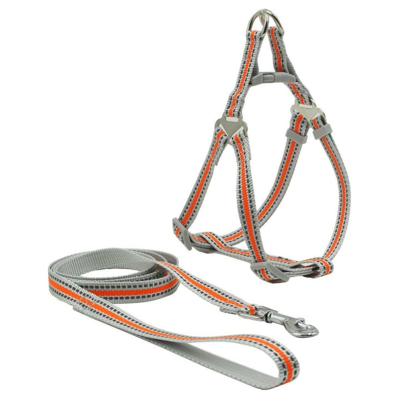 Strip Design Dog Leash and Back Set for Pet