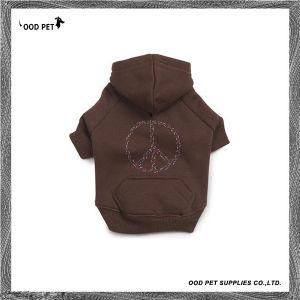 Love Peace Dog Sweatshirt Cotton Dog Hoodie Sph6014