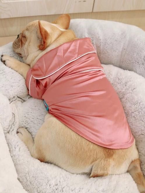 Comfortable Silk Pet Pajama Teddy Dog Clothes Wholesale Luxury Dog Clothes