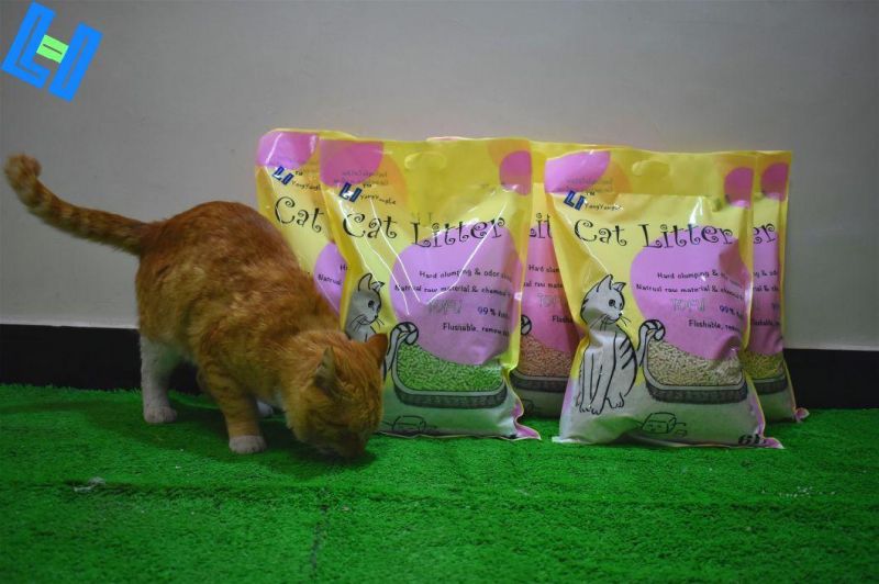 Cat Cleaning Tofu Cat Litter-- Lavender Scent with Clump