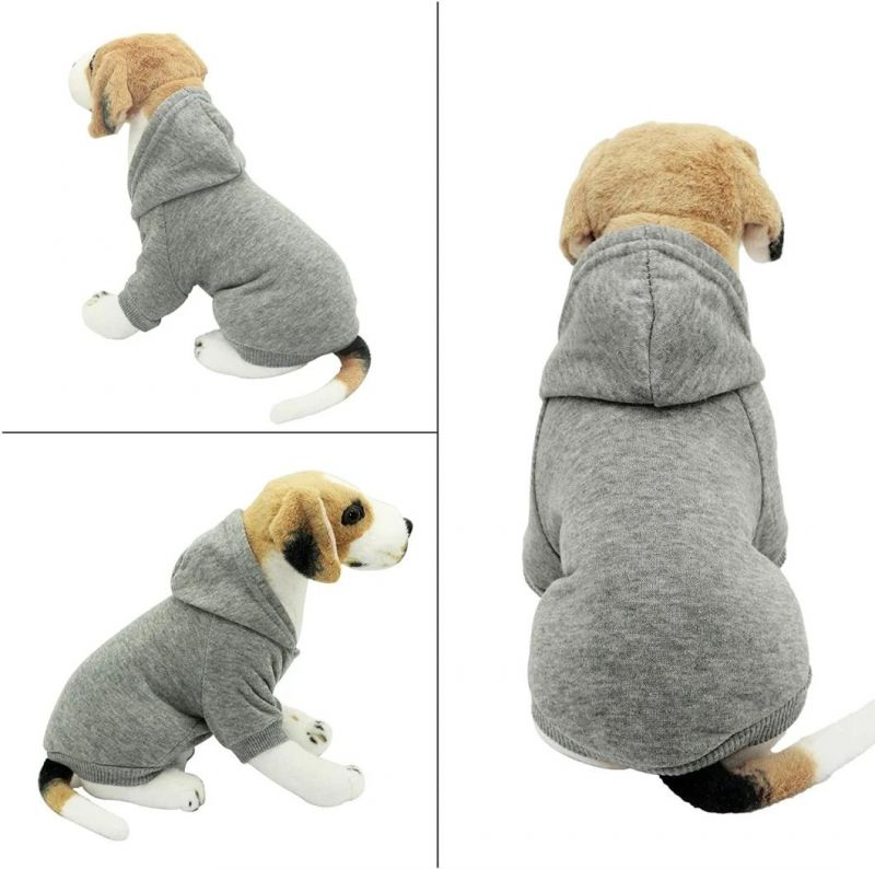 Solid Color Spring and Autumn Casual Sports Hoodie for Kittens and Puppies