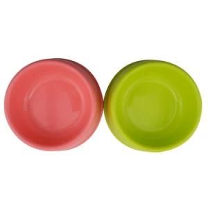 Plastic Colored No-Toxic Bone Shape Pet Dog Bowl Dog Bowl