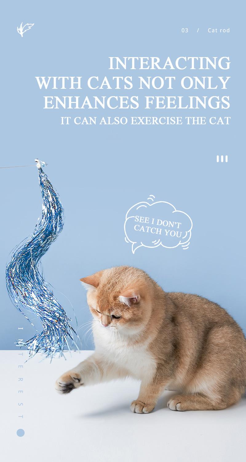 Yee Hot Selling Pet Toy Funny Cat Stick for Cat