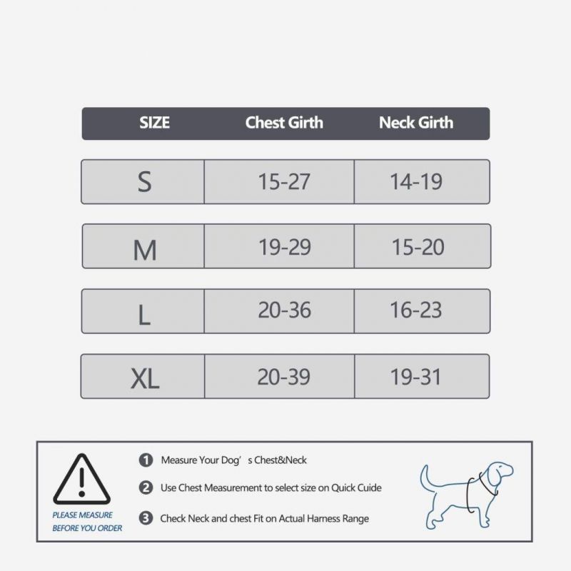 Safer & More Comfortable Design Reflective Dog Harness