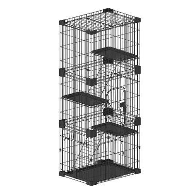 Three Story Cat House Cage for Sale Cheap High Quality Japan Style Cat Cage