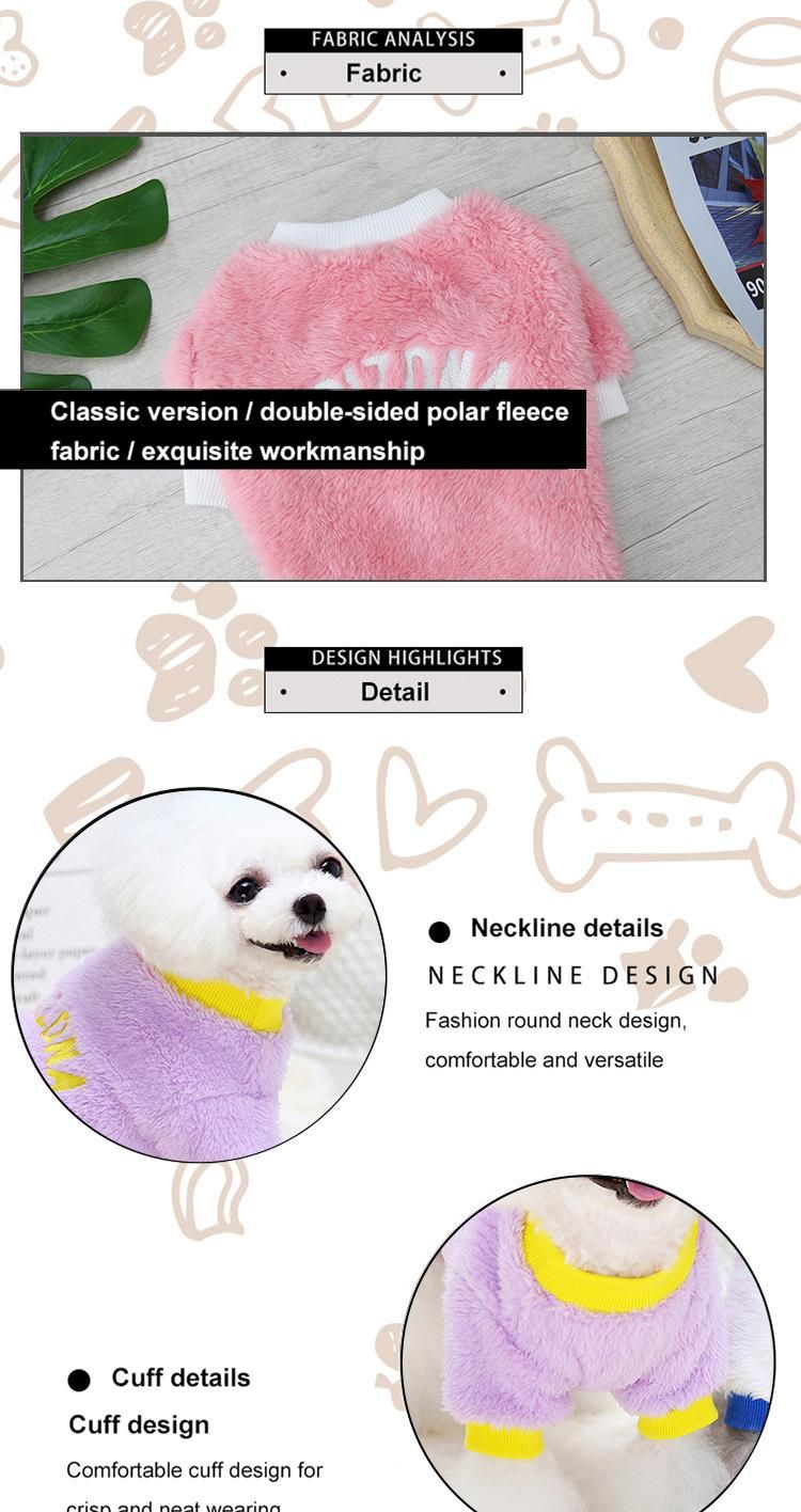 Autumn Winter New Cherry Lace Collar Sweater Small Medium Dog Spring Pet Clothes