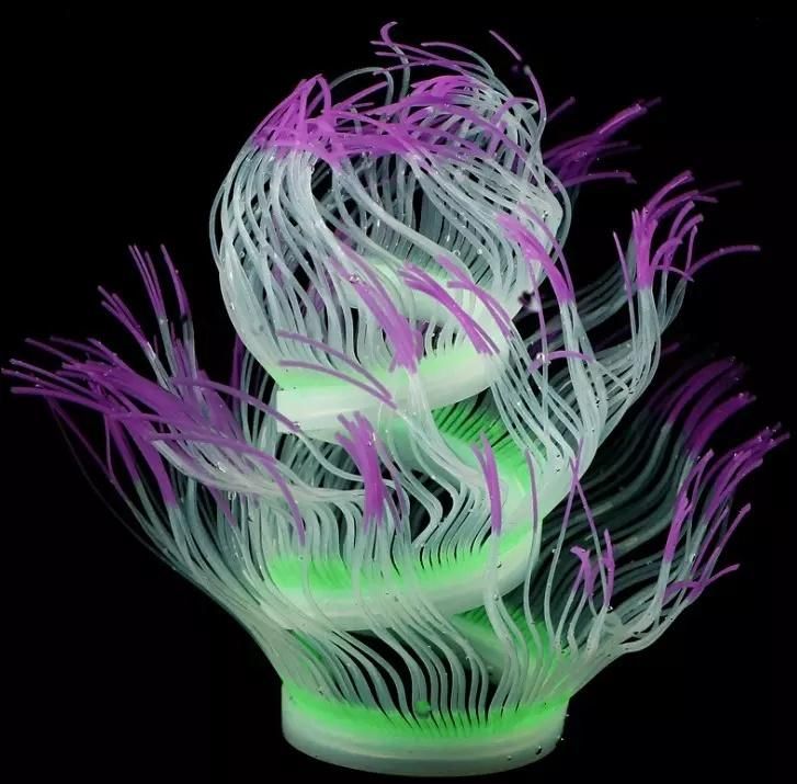 Silicone Simulation Variable Sea Anemone Fish Tank Ornament