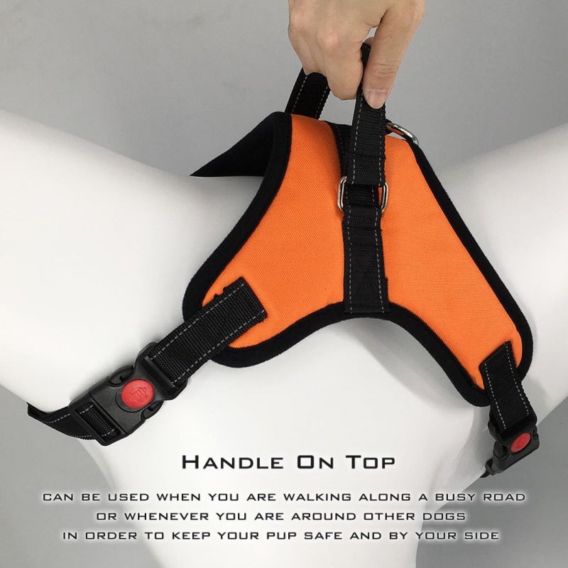 Wholesale Adjustable Reflective Outdoor Vest Dog Harness