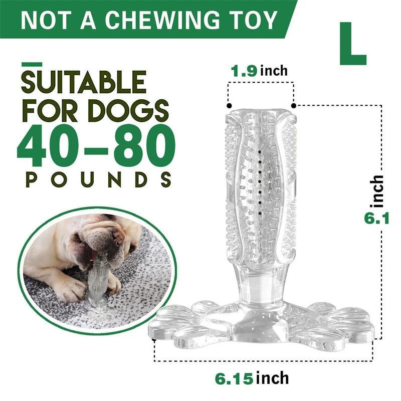 Cheapest Interactive Dog Toy Toothbrush Cactus with Food Rubber