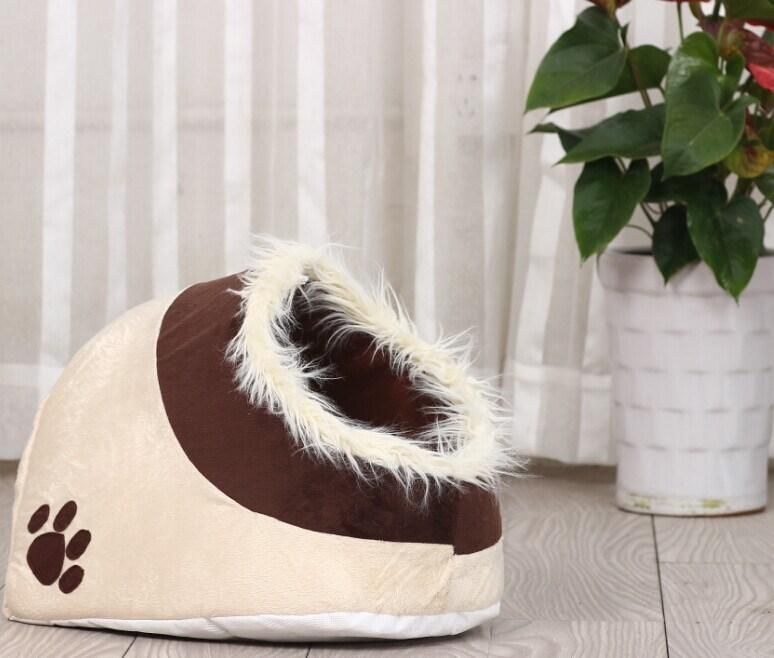 Wholesale Leopard Print Small and Medium-Sized Dog Bed Cat Bed