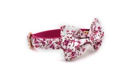 Safety Dog Harness Set Eco-Friendly Cotton Luxury Custom Pattern Pet Collar