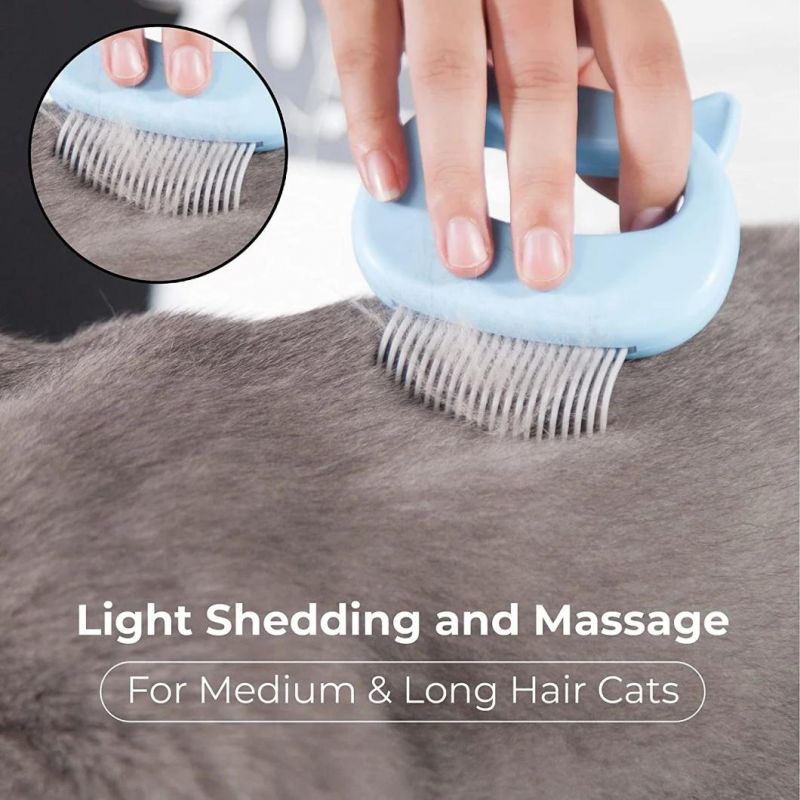 Cat Grooming Brush and Dog Grooming Brush, Pet Comb for Relaxing Massage