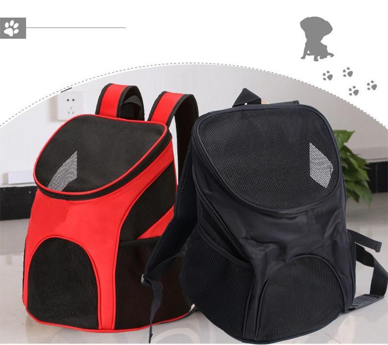 Pet Bag Outing Portable Bag Mesh Bag Breathable Pet Backpack Double Shoulder Backpack