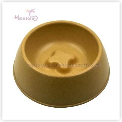 237g Cat/Dog Feeders, Round Bamboo Pet Bowls