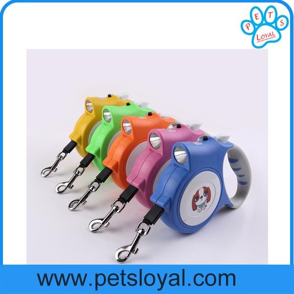 Factory Pet Supply Product LED Retractable Pet Lead Dog Leash