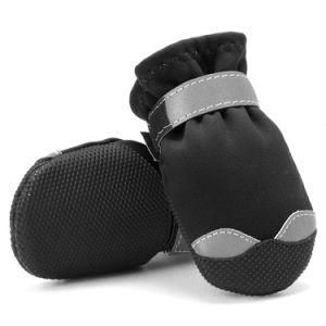 Black Warm Outdoor Hot Sale Slip-Proof Pet Waterproof Pet Dog Shoes