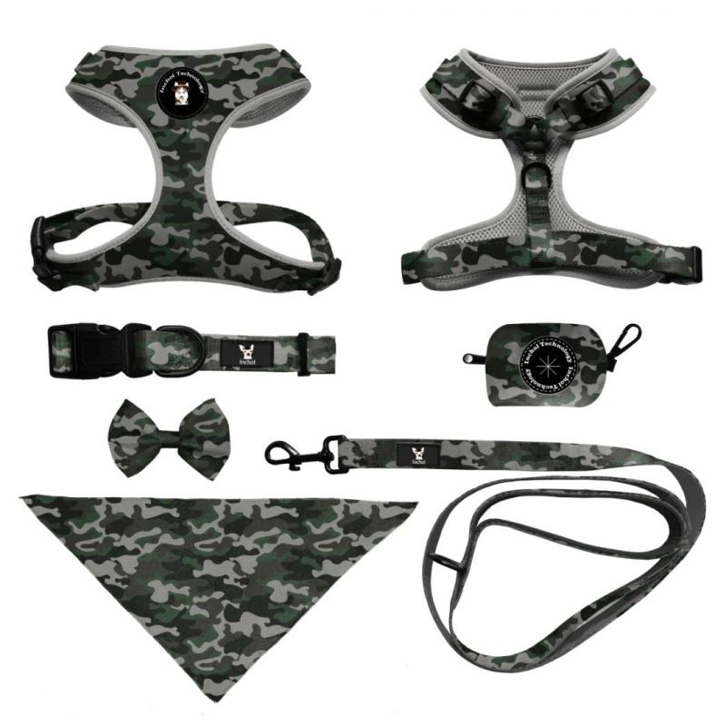 Adjustable Soft-Padded Dog Harness Sets Small Dogs to Large Dogs