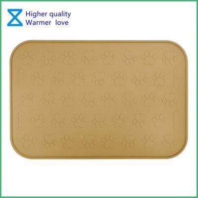 China Factory Providing High Quality Silicone Pet Feeding Mats for Dog Cats