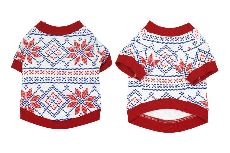 Factory Direct Sales Spring Autumn Cotton Dog Clothes Comfortable Full Print Pet Clothing Wholesale