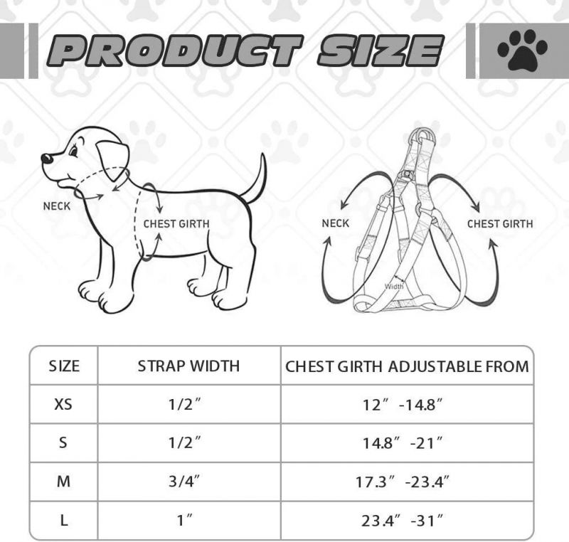 Classic Step in Nylon Dog Harness