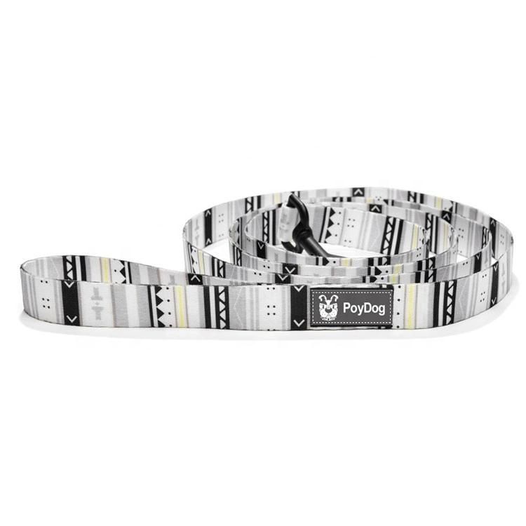 Custom Print Design Strong Dog Leash with Comfortable Padded Handle