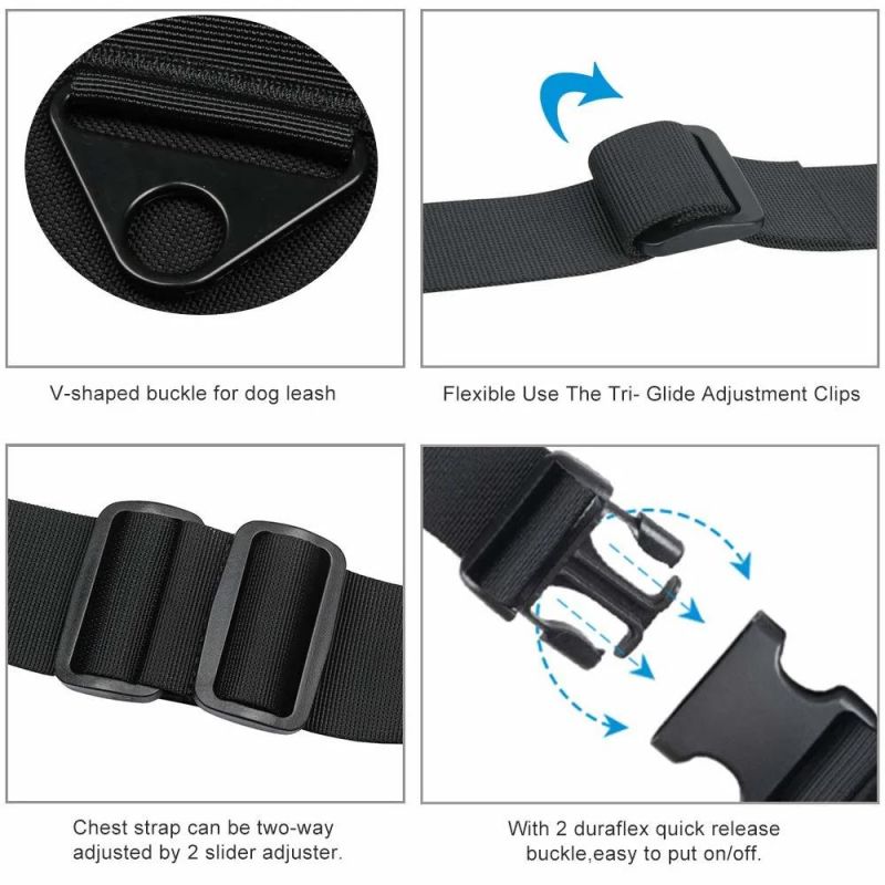 Training Military Patrol K9 Dog Vest Durable Nylon Tactical Dog Harness with Grab Handle