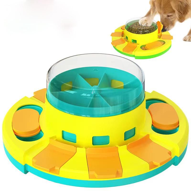 Amazon′ S New Pet Toy, Dog Food Wheel, Anti-Choking Food Set, Dog Bowl Pet Training Toy Cat Dog Bowl
