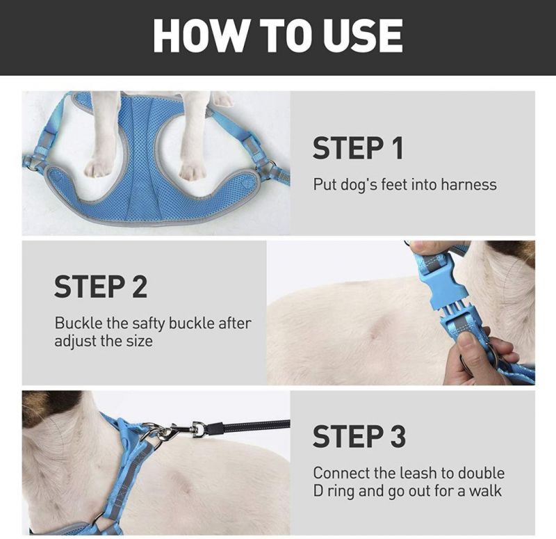 Step in Puppy Vest Harness Outdoor Walking Dog Harness