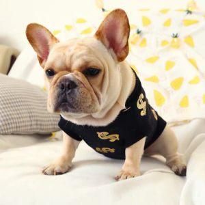 Bulldog Cool Shirt Pet Supplies Dog Clothes Luxury Designers Dog Clothes Pet Clothes Dog Apparel