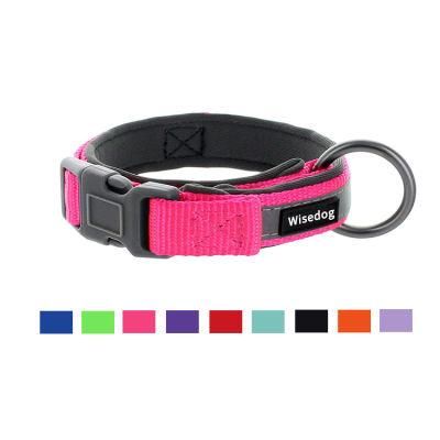 Amazon Heavy Duty Soft Padded Adjustable Reflective Dog Collar Padded Dog Collar