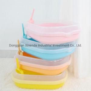 Wholesale Custom Cat Toliet Products Plastic Large Space Cat Litter Box Cat Toilet Sand Box