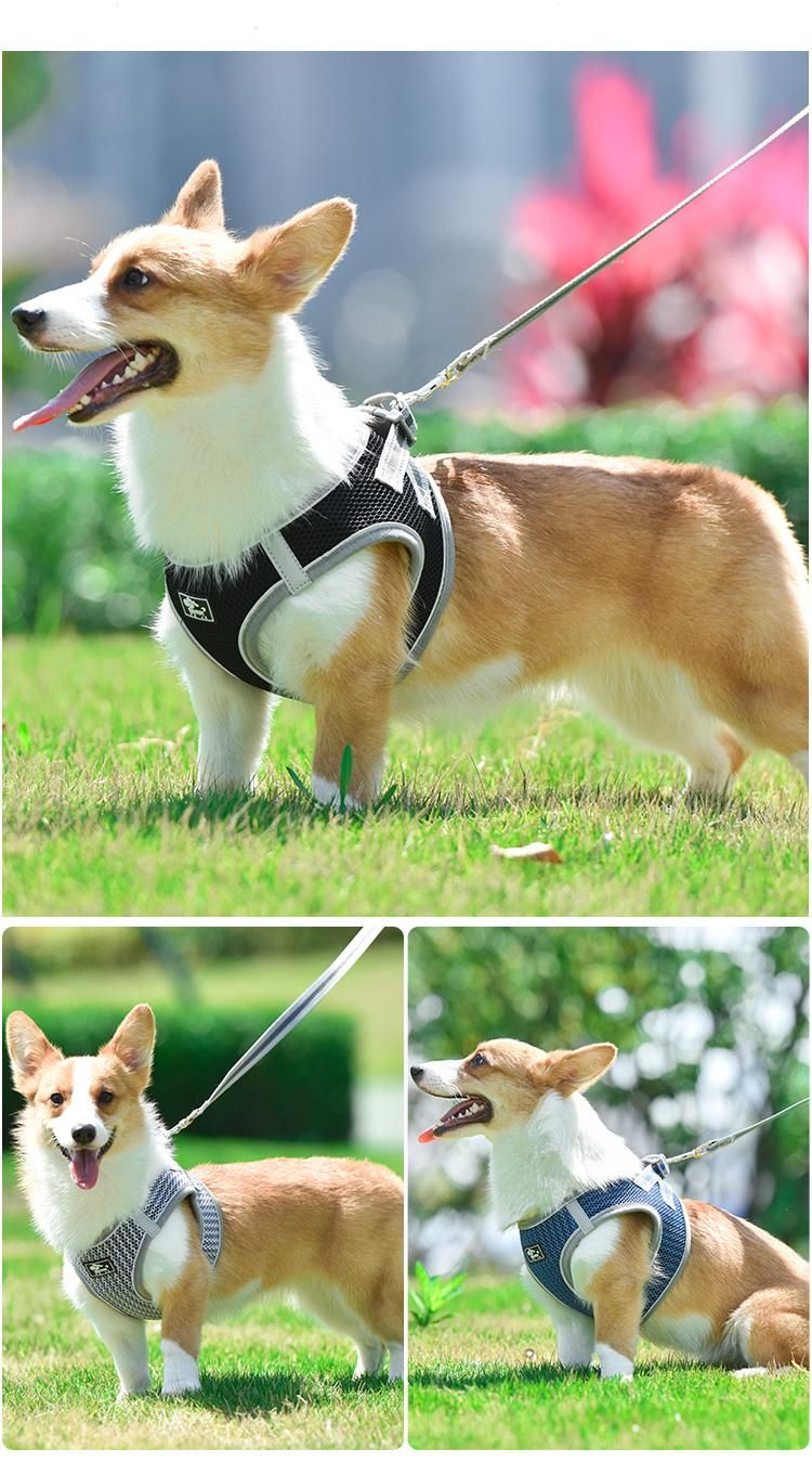 Dog Products, Dog Harness, Reflective No-Choke Pet Vest with Easy Control Handle