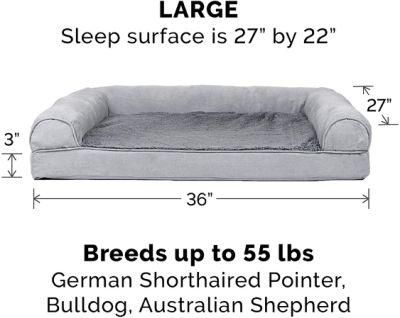 Orthopedic Ergonomic Cheap Dog Beds for Labs Small to Jumbo Size