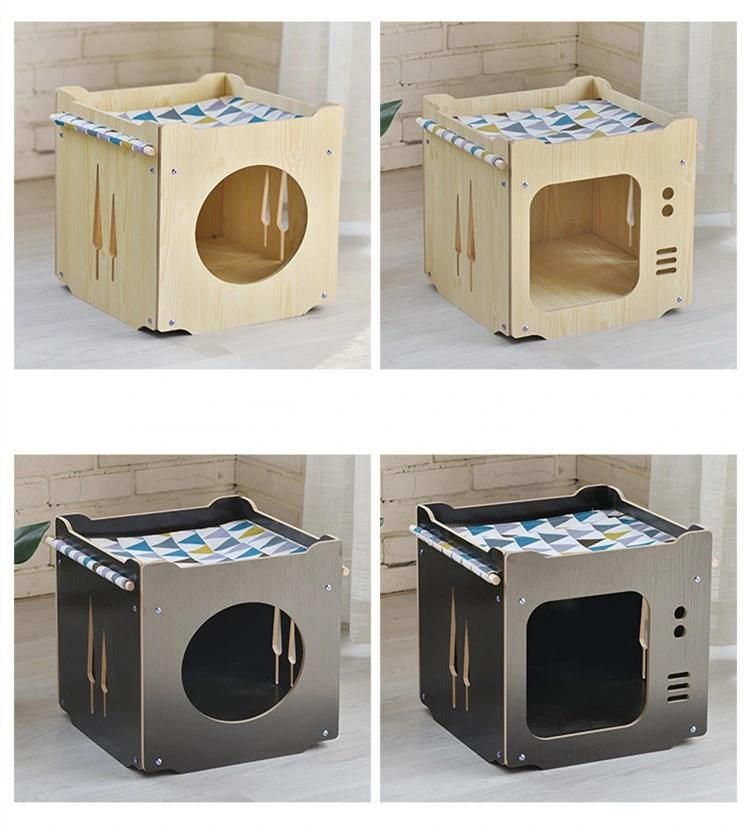 Multiple Sets of Free Combinations Pet Furniture with Hammock Cat House