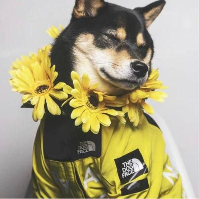 Fashion Windproof Rainproof, Polyester Keep Warm Small Medium Large Dog Raincoats