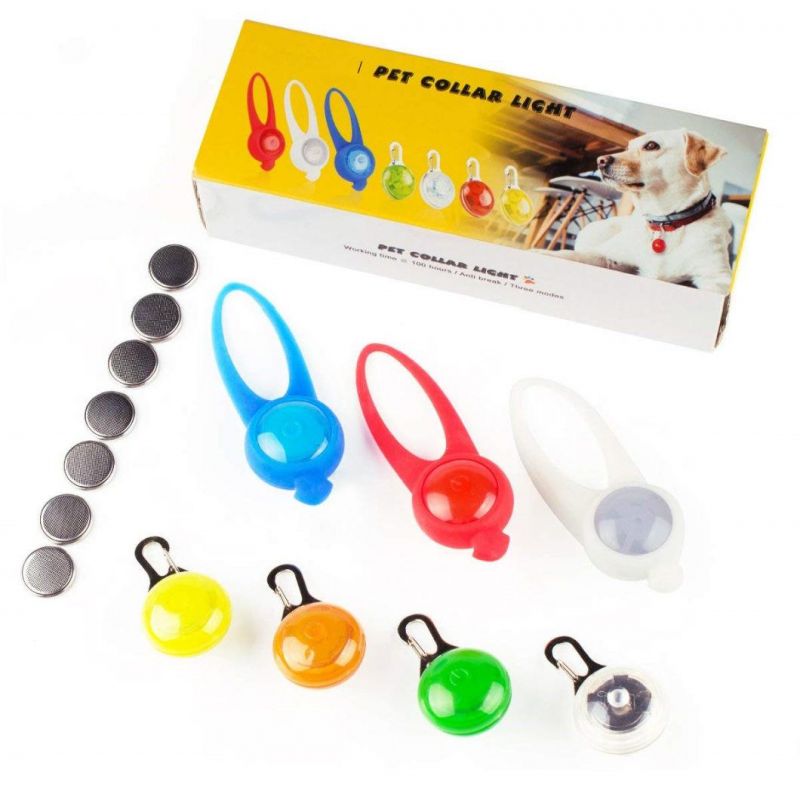 Clip-on Pet and Dog Collar LED Light - Dog Lights for Collars