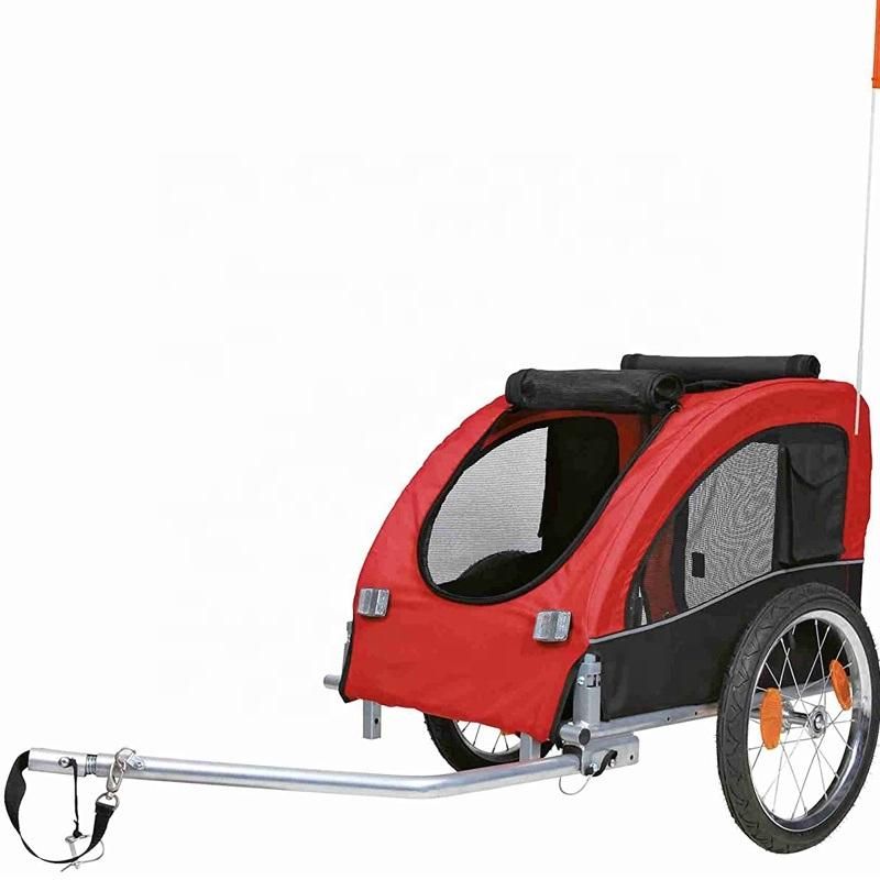 2 in 1 Dog Stroller Bicycle Trailer Jogger for Pet Dog Pet Bike Trailer Cart Pet Stolley