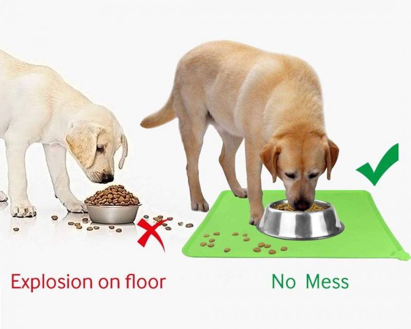Anti-Messy Design Pet Food Mat