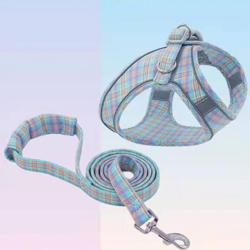 Pet Harness Pet Leash Set for Small Medium Dog Reflective Dog Harness