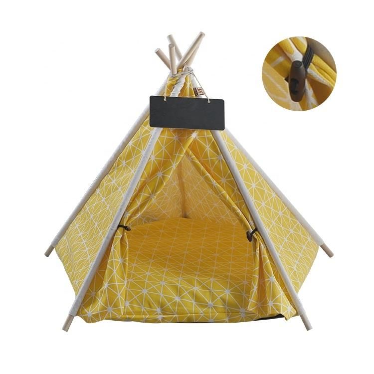 Factory Wholesale Pet Bed Cute Pet Linen Tent