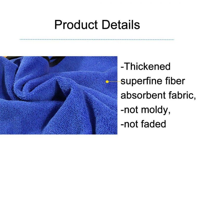 Warm Dog Clothes Microfiber Bathrobe Super Absorbent Pet Drying Towel Pet Products