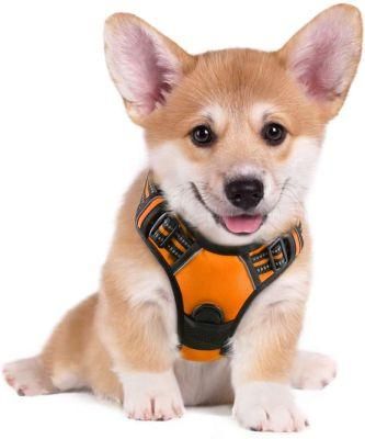Reflective No-Choke Pet Oxford Vest with Easy Control Handle