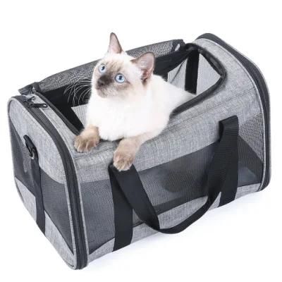 Expandable Foldable Dog Cat Carrier Bag for Travel Outdoor