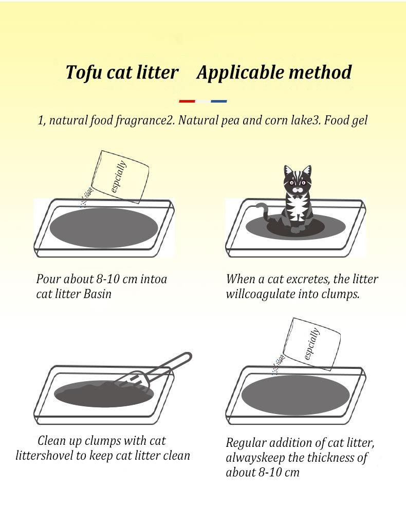 Tofu Cat Litter Cat Litter Natural Environmentally Friendly Kitty Litter