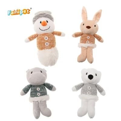 Wholesale Premium Quality Stuffed Squeaky Custom Plush Dog Toys